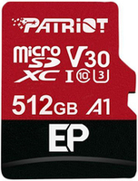 Карта памяти Patriot microSDXC EP Series PEF512GEP31MCX 512GB (с адаптером) купить по лучшей цене