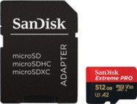 Карта памяти SanDisk Extreme PRO microSDXC SDSQXCD-512G-GN6MA 512GB (с адаптером) купить по лучшей цене