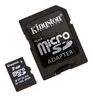 Карта памяти Kingston microSD 2Gb купить по лучшей цене