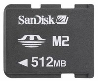 Карта памяти Sandisk Memory Stick Micro M2 512Mb купить по лучшей цене