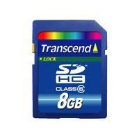Карта памяти Transcend SDHC 8Gb Class 6 купить по лучшей цене