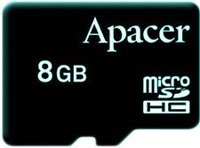 Карта памяти Apacer microSDHC 8Gb Class 10 (AP8GMCSH10-RA) купить по лучшей цене