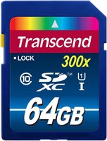 Карта памяти Transcend SDXC 64Gb Class 10 UHS-I U1 300x Premium (TS64GSDU1) купить по лучшей цене