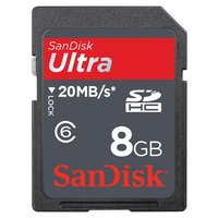 Карта памяти Sandisk SDHC 8Gb Class 6 Ultra (SDSDH-008G-U46) купить по лучшей цене