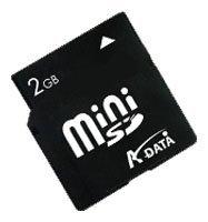 Карта памяти A-Data miniSD 2Gb купить по лучшей цене