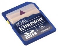 Карта памяти Kingston SDHC 8Gb Class 4 купить по лучшей цене