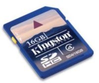 Карта памяти Kingston SDHC 16Gb Class 4 (SD4/16GB) купить по лучшей цене