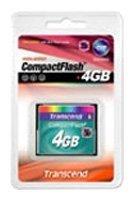 Карта памяти Transcend CF 4Gb 266x купить по лучшей цене