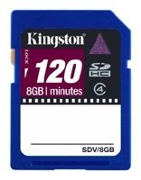 Карта памяти Kingston SDHC Video 8Gb Class 4 купить по лучшей цене