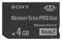 Карта памяти Sony Memory Stick PRO Duo 4Gb Mark2 купить по лучшей цене