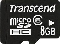 Карта памяти Transcend microSDHC 8Gb Class 6 (TS8GUSDC6) купить по лучшей цене