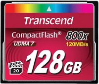 Карта памяти Transcend CF 128Gb 800x (TS128GCF800) купить по лучшей цене