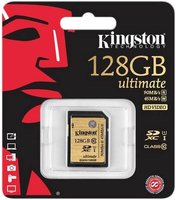 Карта памяти Kingston SDXC 128Gb Class 10 UHS-I U1 Ultimate (SDA10/128GB) купить по лучшей цене