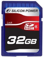 Карта памяти Silicon Power SDHC 32Gb Class 6 (SP032GBSDH006V10) купить по лучшей цене