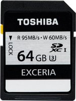 Карта памяти Toshiba SDXC 64Gb Class 10 UHS-I U3 Exceria купить по лучшей цене