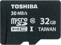 Карта памяти Toshiba miсroSDHC 32Gb Class 10 UHS-I + SD adapter (C032UHS1 BL5A) купить по лучшей цене