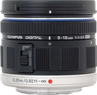 Широкоугольный объектив Olympus M. Zuiko Digital ED 9-18mm f4.0-5.6 купить по лучшей цене