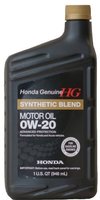 Моторное масло Honda Synthetic Blend 0W-20 SN 0.946L купить по лучшей цене