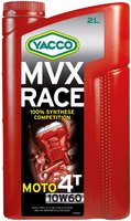 Моторное масло Yacco MVX Race 4T 10W-60 2L купить по лучшей цене