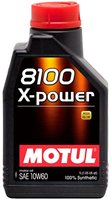 Моторное масло Motul 8100 X-Power 10W-60 1L купить по лучшей цене
