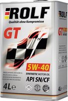 Моторное масло Rolf GT 5W-40 SN/CF 4L купить по лучшей цене
