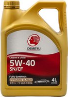 Моторное масло Idemitsu 5W-40 SN/CF 4L купить по лучшей цене