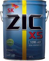 Моторное масло ZIC x5 Diesel 10W-40 20L купить по лучшей цене