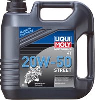 Моторное масло Liqui Moly Motorbike 4T 20W-50 Street 4L купить по лучшей цене