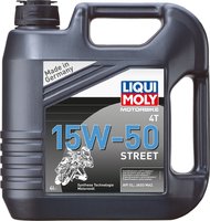 Моторное масло Liqui Moly Motorbike 4T Street 15W-50 4L купить по лучшей цене