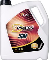 Моторное масло S-OIL Dragon SN 10W-40 4L купить по лучшей цене