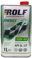 Моторное масло Rolf Energy 10W-40 SL/CF 1L купить по лучшей цене