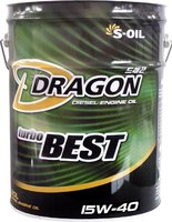 Моторное масло S-OIL DRAGON TURBO BEST 15W-40 20L купить по лучшей цене