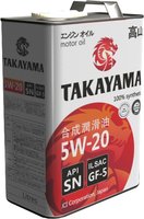 Моторное масло Takayama 5W-20 API SN 4L купить по лучшей цене