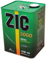 Моторное масло ZIC 5000 10W-40 6L купить по лучшей цене
