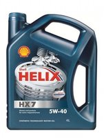 Моторное масло Shell Helix HX7 5W-40 4L купить по лучшей цене