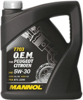 Моторное масло Mannol O.E.M. for peugeot citroen metal 5W-30 4L купить по лучшей цене