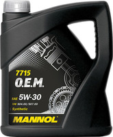 Моторное масло Mannol O.E.M. 7715 VW for Audi Skoda 5W-30 5L купить по лучшей цене