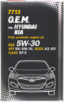 Моторное масло Mannol O.E.M. 7713 for Korean Cars 5W-30 1L Metal купить по лучшей цене