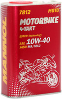 Моторное масло Mannol 7812 Motorbike 4-Takt 10W-40 1L Metal купить по лучшей цене