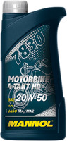 Моторное масло Mannol 7830 Motorbike 4-Takt HD 20W-50 1L купить по лучшей цене