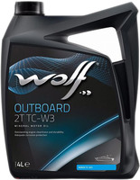 Моторное масло Wolf Outboard 2T TC-W3 4L купить по лучшей цене
