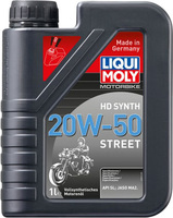 Моторное масло Liqui Moly Motorbike HD Synth Street 20W-50 1L купить по лучшей цене