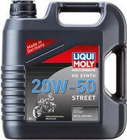 Моторное масло Liqui Moly Motorbike HD Synth Street 20W-50 4L купить по лучшей цене