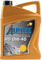 Моторное масло Alpine RS 0W-40 4л купить по лучшей цене