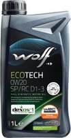 Моторное масло Wolf EcoTech 0W-20 SP RC D1-3 1л купить по лучшей цене