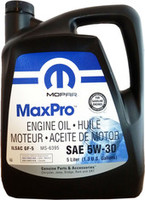 Моторное масло Mopar MaxPro 5W-30 5л купить по лучшей цене