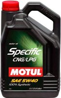 Моторное масло Motul Specific CNG/LPG 5W-40 5L купить по лучшей цене
