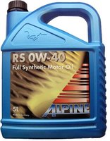Моторное масло Alpine RS 0W-40 vollsynth 5L купить по лучшей цене