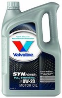 Моторное масло Valvoline SynPower 0W-20 5L купить по лучшей цене