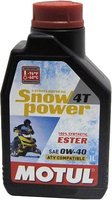 Моторное масло Motul SnowPower 4T 0W-40 1L купить по лучшей цене
